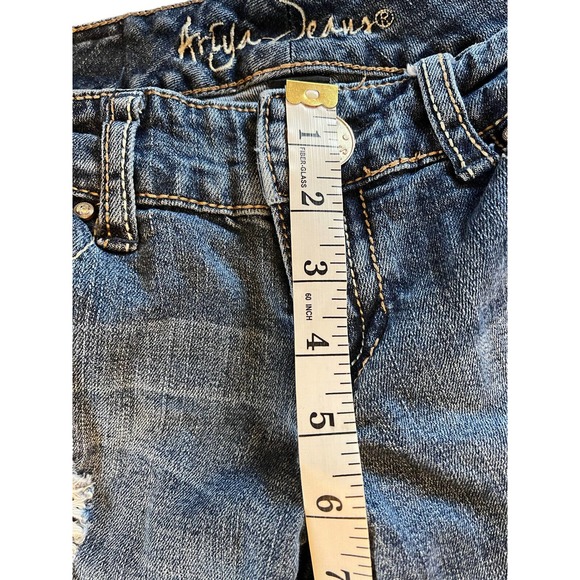 Ariya Jeans Womens Size 3/4 Skinny Distressed Denim - Picture 4 of 8